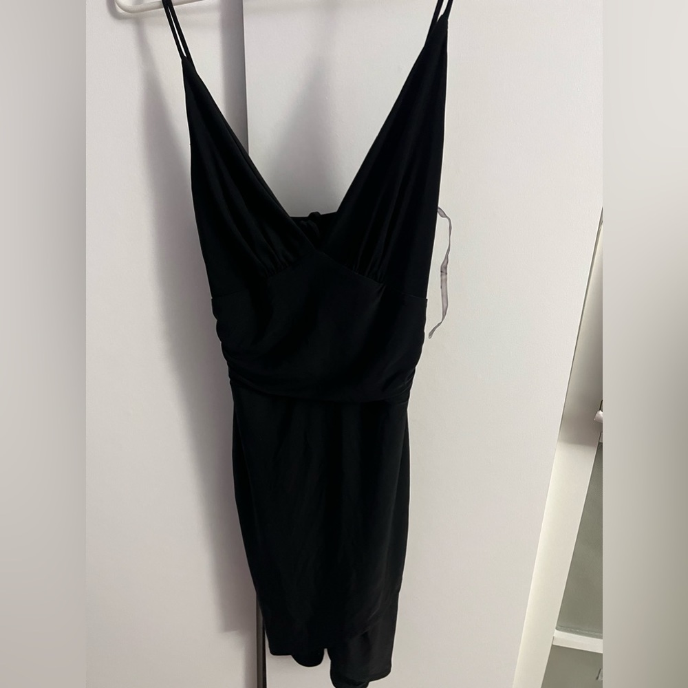 Slinky black dress